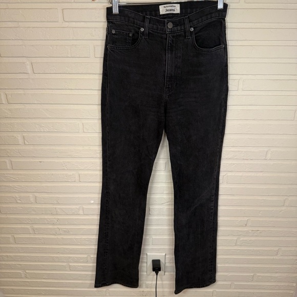 Reformation Black Erie Cindy Bootleg Jeans, Women’s Size 27 - Picture 1 of 12
